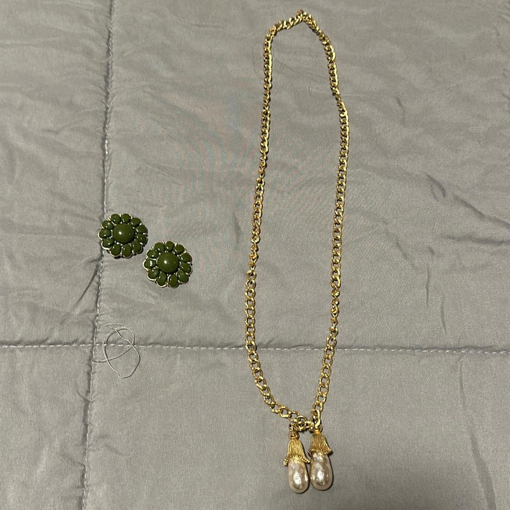 Couple pieces of costume jewelry from back in the 60s